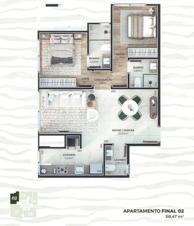 Apartamento com 2 dormitórios, foto 5