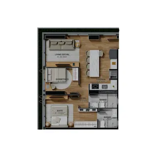 Apartamento com 2 dormitórios, foto 18