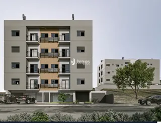 Fachada de um prédio residencial em Lajeado, Brasil.