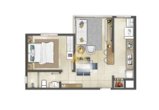 Apartamento com 1 dormitório, foto 15