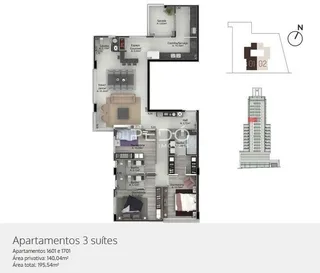 Apartamento com 3 dormitórios, foto 28