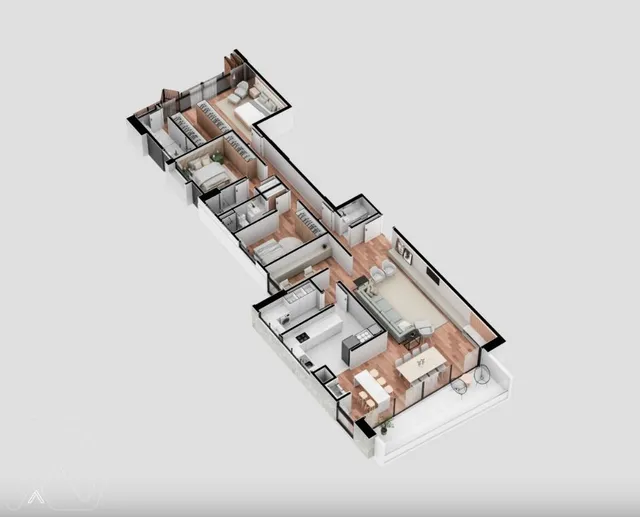 Apartamento com 3 dormitórios, foto 4