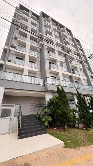 Fachada de um prédio residencial em Lajeado, Brasil.