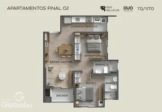 Apartamento com 2 dormitórios, foto 20