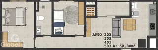 Apartamento com 2 dormitórios, foto 5