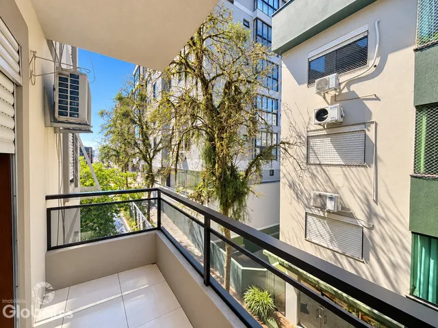Vista da varanda de um apartamento em Lajeado, Brasil.
