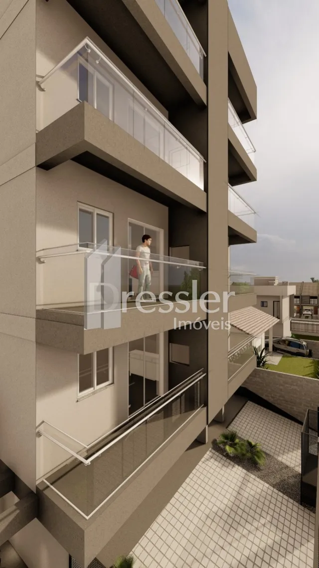 Fachada de um prédio residencial em Lajeado.