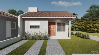 Fachada de uma casa residencial em Lajeado, Brasil.