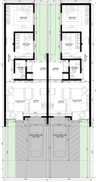 Casa geminada com 2 dormitórios, foto 12