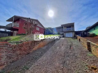Foto da fachada de uma residência em Lajeado, Brasil.