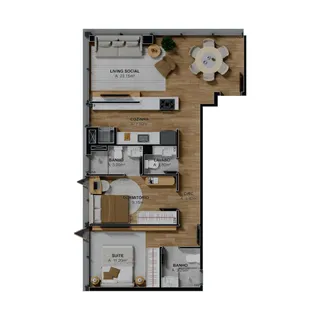 Apartamento com 2 dormitórios, foto 18