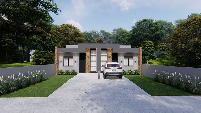 Casa geminada com 2 dormitórios