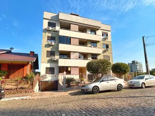 Fachada de um prédio residencial em Lajeado, Brasil.