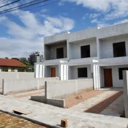 Fachada externa de um imóvel em Lajeado, Brasil.