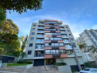 Fachada de um prédio residencial em Lajeado, Brasil.