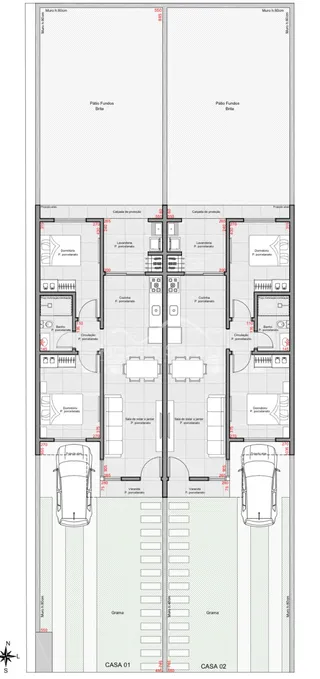 Casa geminada com 2 dormitórios, foto 4