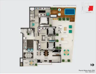 Apartamento com 3 dormitórios, foto 3