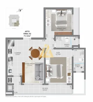 Apartamento com 2 dormitórios, foto 23