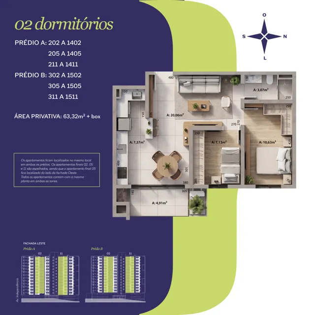 Apartamento com 2 dormitórios, foto 4