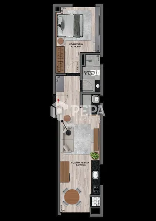 Apartamento com 1 dormitório, foto 7