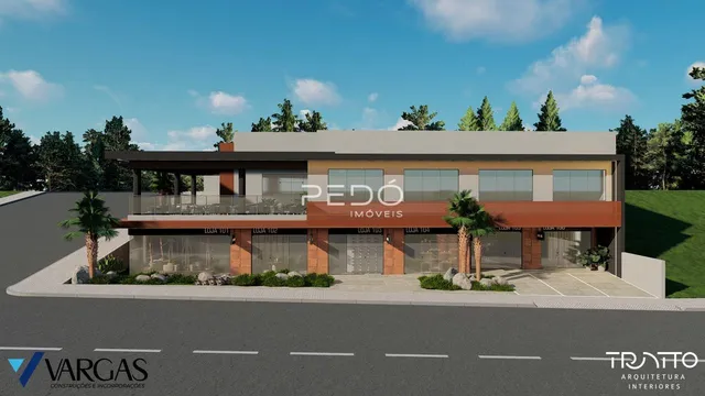 Fachada moderna de um imóvel em Lajeado, Brasil.