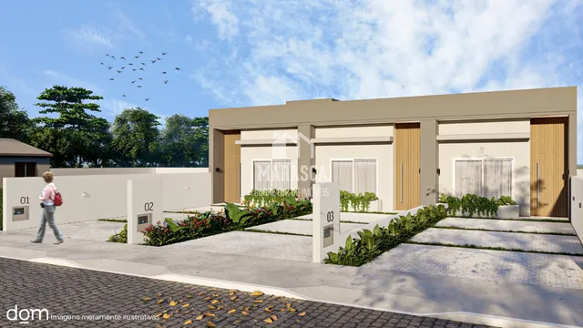 Casa geminada com 2 dormitórios