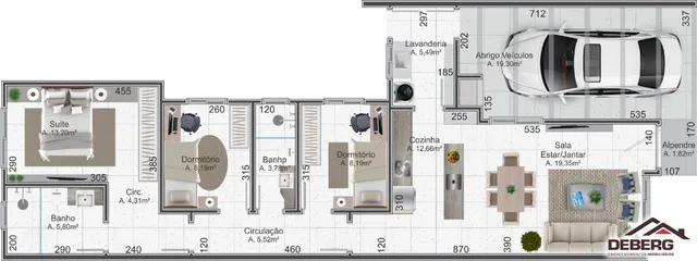 Casa geminada com 3 dormitórios, foto 4