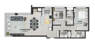 Apartamento com 2 dormitórios, foto 15
