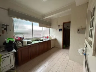 Foto da cozinha e sala de jantar de um imóvel em Lajeado.