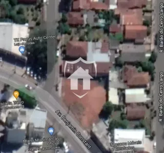 Vista externa de casas na região de Lajeado, Brasil.