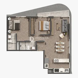 Apartamento com 2 dormitórios, foto 6