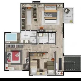 Casa com 3 dormitórios, foto 6
