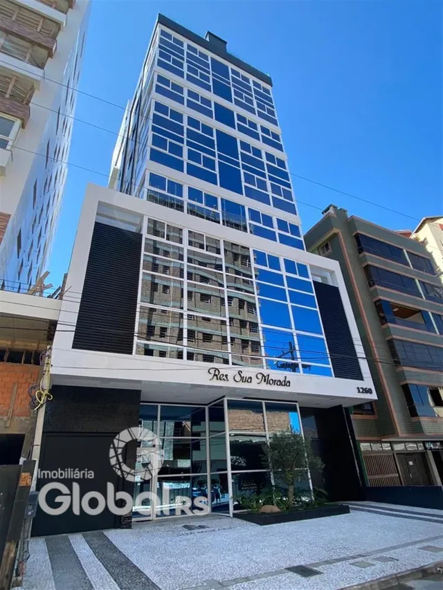 Fachada moderna de um edifício residencial em Lajeado.