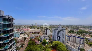 Vista aérea de uma área residencial em Lajeado, Brasil.