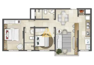 Apartamento com 1 dormitório, foto 10