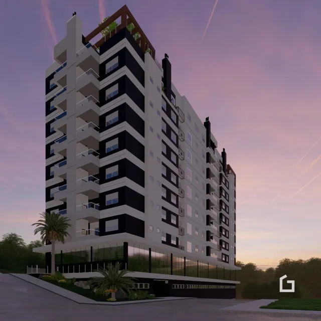 Fachada de um prédio residencial em Lajeado, Brasil.