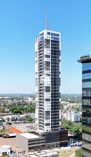 Fachada de um edifício residencial em Lajeado.
