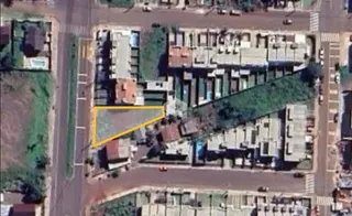 Vista aérea de uma propriedade residencial em Lajeado, Brasil.