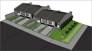 Casa geminada com 2 dormitórios, foto 2