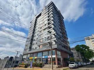Fachada de um prédio residencial em Lajeado, Brasil.