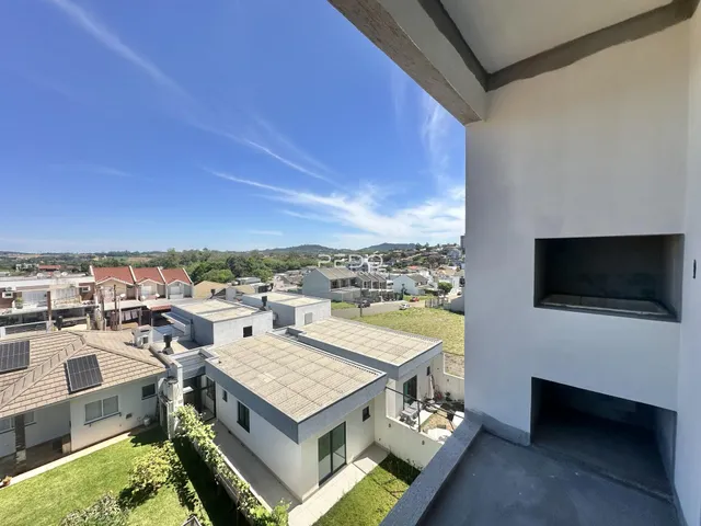 Vista externa de um conjunto de casas residenciais em Lajeado, Brasil.