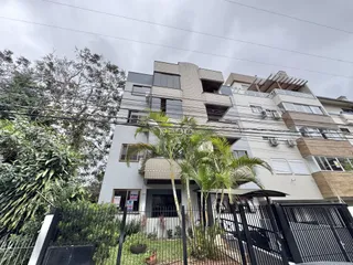 Fachada de um prédio residencial em Lajeado, Brasil.