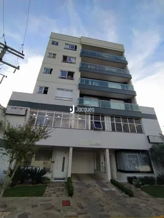 Fachada de um prédio residencial em Lajeado, Brasil.