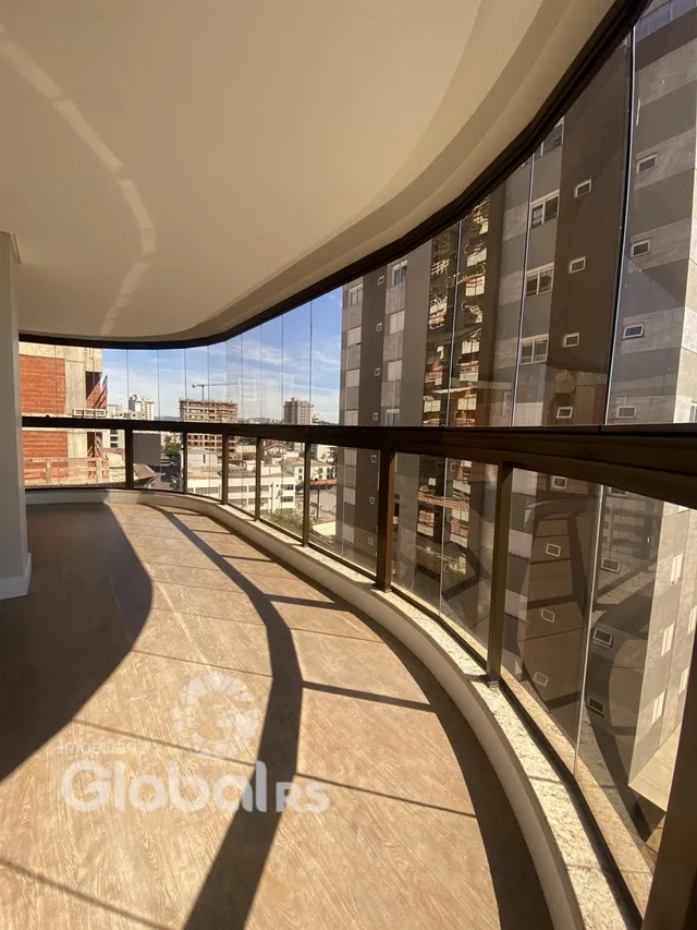 Vista panorâmica de um apartamento em Lajeado com vista para a cidade.