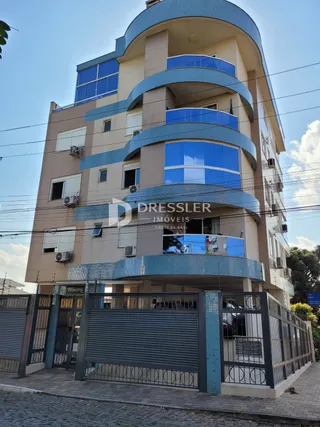 Fachada de um prédio residencial em Lajeado, Brasil.