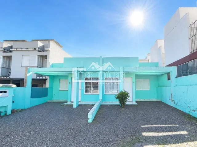 Fachada externa de uma residência em Lajeado, Brasil.