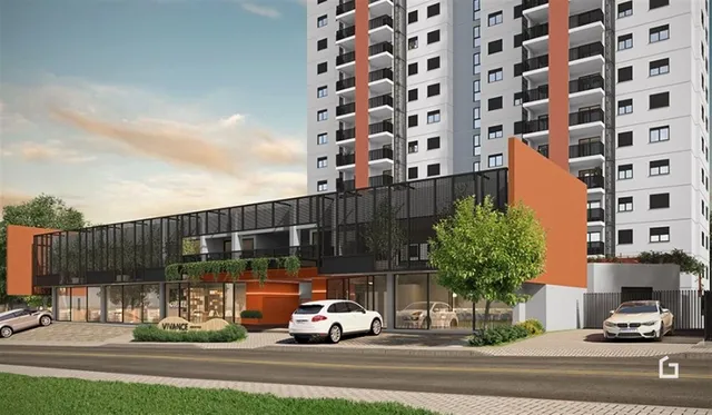 Fachada de um complexo residencial em Lajeado.