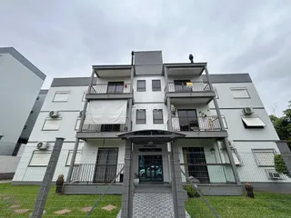 Fachada de um prédio residencial em Lajeado, Brasil.