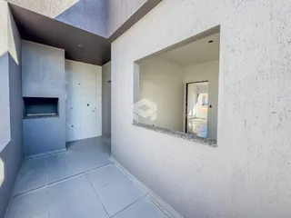 Hall de entrada interno de uma propriedade em Lajeado.