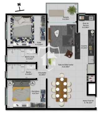 Apartamento com 2 dormitórios, foto 27